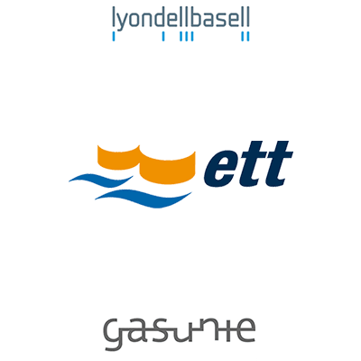 logos: Lyondellbasell, ett, gasunie